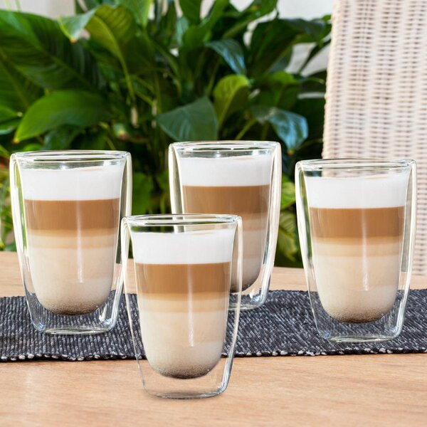 Poháre na Latte Macchiato, 400 ml, 4 ks