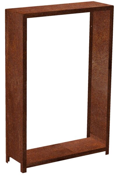 Stora Záhradný drevník 180 x 120 x 40 cm, corten CORGARDEN 1035