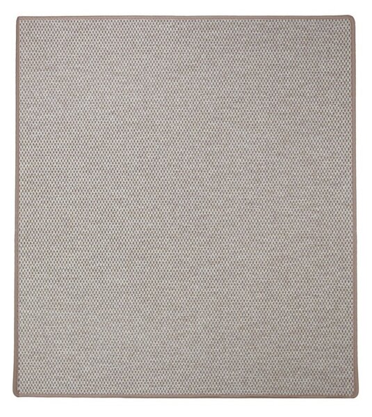 Vopi koberce Kusový koberec Nature svetle béžový štvorec - 100x100 cm