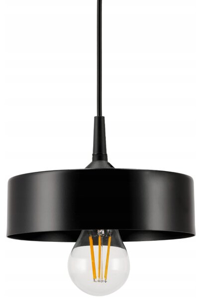 Závěsné stropní svítidlo / lustr LED E27, nastavitelné 0–100 cm, hliníkové stínidlo