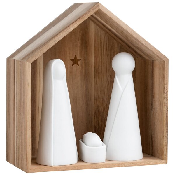 Drevený betlehem Nativity Scene
