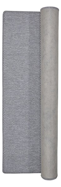 Timzo , Behúň na mieru Nature platina, šíre 70 cm, šedá, chodba / predsieň