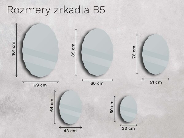 Zrkadlo Base B5