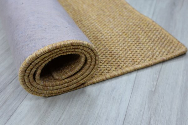 Timzo , Behúň na mieru Nature terra, šíre 40 cm, oranžová, chodba / predsieň