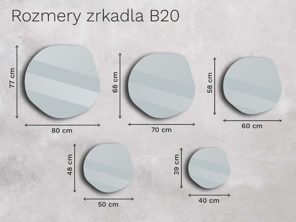 Zrkadlo Base B20