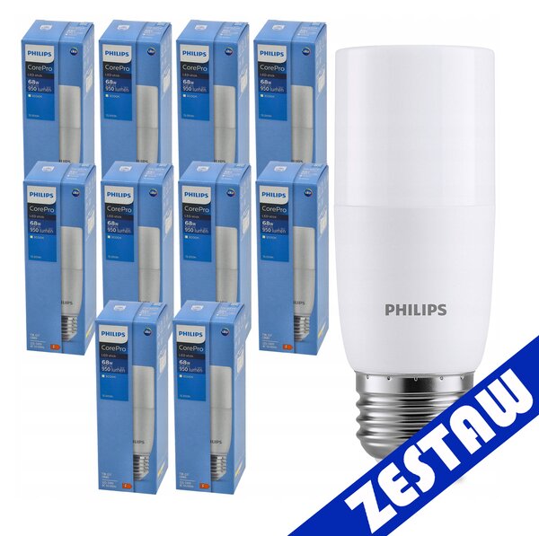 SADA 10 LED žiaroviek E27 T38 9,5W 950lm CorePro 3000K