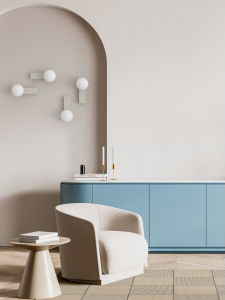 Open Design OR85549 - kúpeľňové nástenné svietidlo BOLETTA 1xG9/8W/230V IP44 béžové