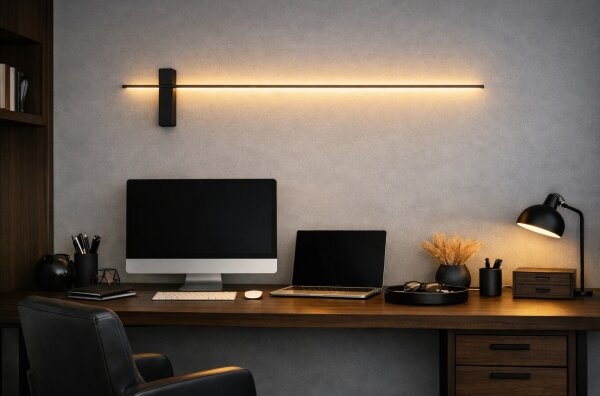 Open Design OR85051 - LED nástenné svietidlo BENE LED/10,5W/230V 100 cm čierne