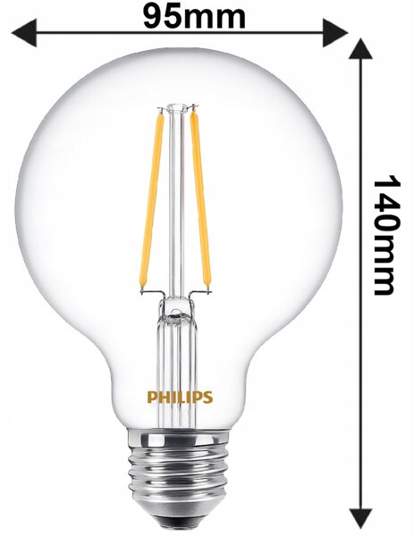 SADA 6 LED žiaroviek E27 G93 7W WW 806lm CorePro 2700K