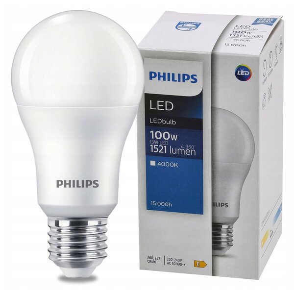 LED žiarovka E27 A60 13W 1521lm LEDBulb 4000K