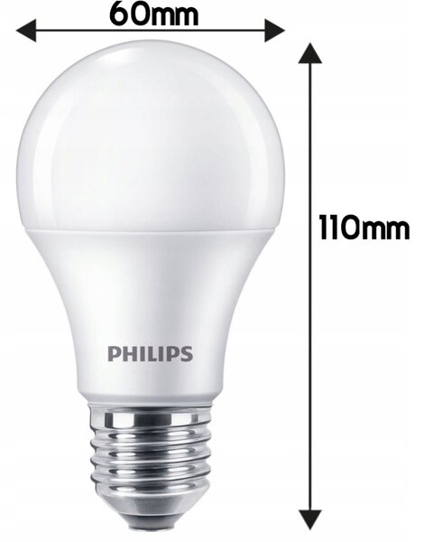 LED žiarovka E27 PHILIPS 8W 806lm 2700K A60 - tepla biela