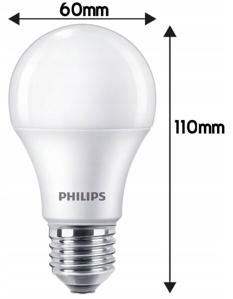 LED žiarovka E27 PHILIPS 8W 806lm 4000K - neutrálna biela