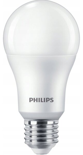 SADA 10 KS LED žiaroviek PHILIPS E27 4,9W 470 lm - tepla biela