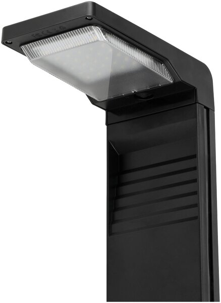 Solárna LED záhradná lampa na záhradný stĺpik so senzorom súmraku