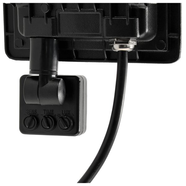 LED reflektor 30W 2700lm so senzorom pohybu, súmrakový reflektor IP65