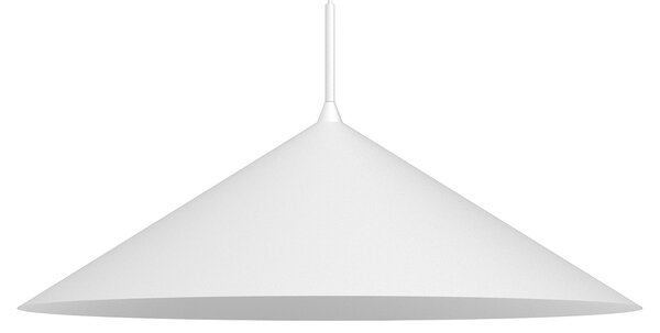 Závesné svietidlo Capital, 1x biele kovové tienidlo, (fi 60cm), w
