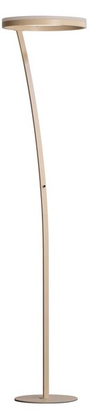 FISCHER & HONSEL LED stojaca lampa Sirko, piesková, výška 177 cm, kov,, Krémová / jantárovo žltá, Obývacia izba / jedáleň, kov, Moderný, Zemné bodové svetlo