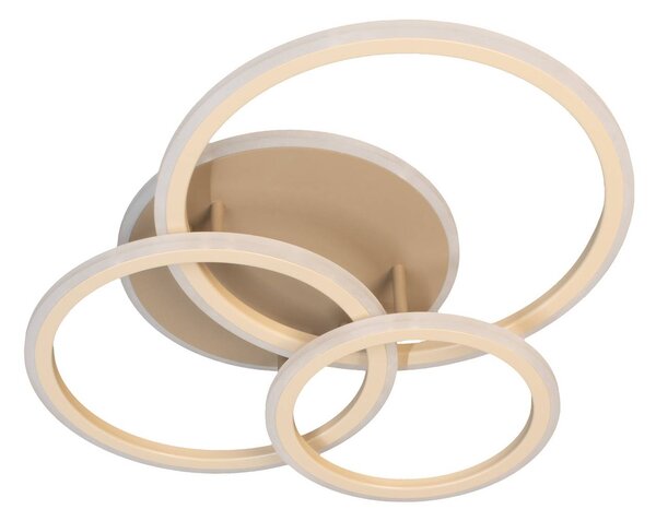 Stropné LED svetlo Gelder, 60 cm, greige/piesková, RGBW, CCT