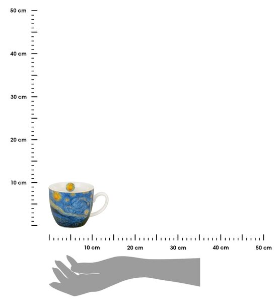 Porcelánový hrnček Van Gogh Starry Night 460 ml