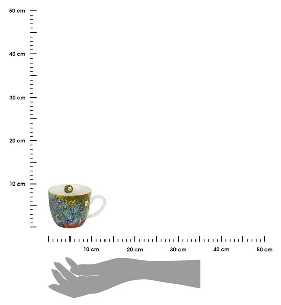 Porcelánový hrnček Van Gogh Irises 460 ml