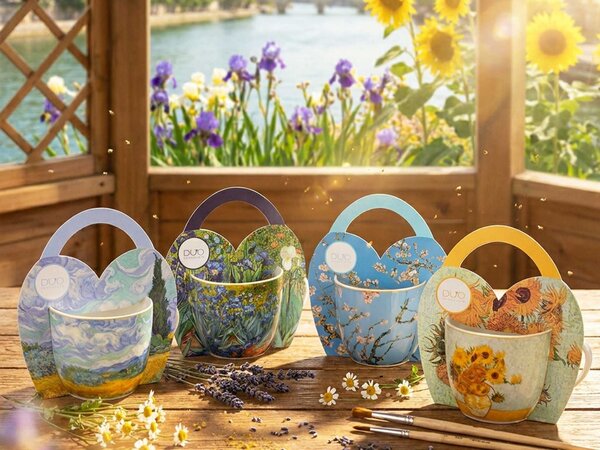 Porcelánový hrnček Van Gogh Sunflowers 460 ml