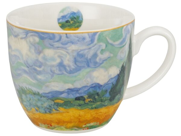 Porcelánový hrnček Van Gogh Wheat Field 460 ml