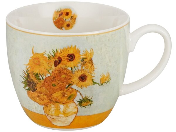 Porcelánový hrnček Van Gogh Sunflowers 460 ml