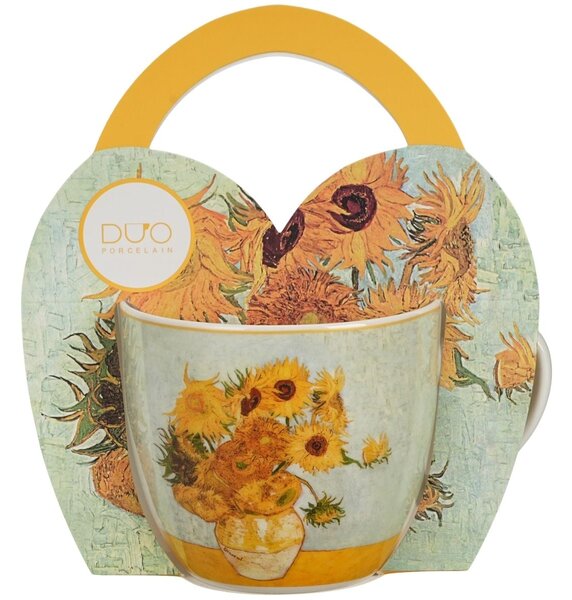 Porcelánový hrnček Van Gogh Sunflowers 460 ml