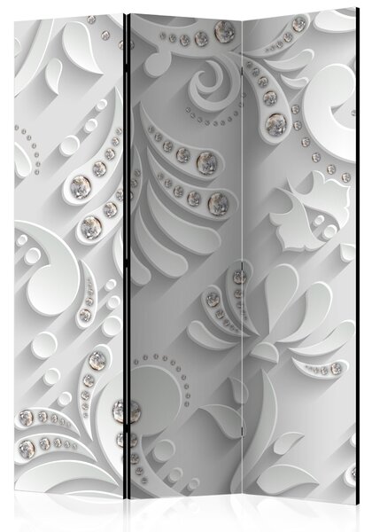 Artgeist Paraván - Flowers with Crystals [Room Dividers]