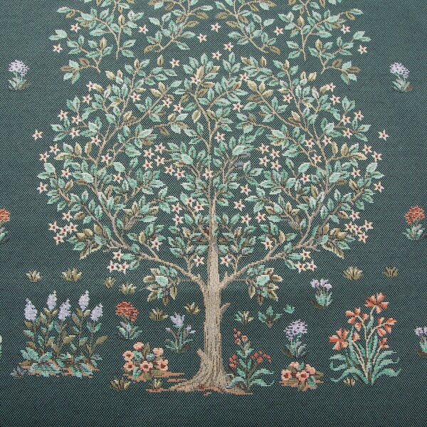 GOBELÍNOVÝ OBRUS FESTIVE VERDE 140X240 CM VZOROVANÝ
