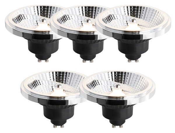 Sada 5 stmievateľných LED žiaroviek GU10 111 mm 10,5 W 770 lm 2700 K