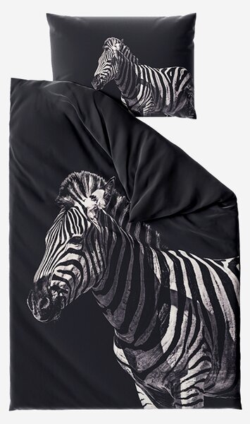 3D obliečky z mikrovlákna ZEBRA čierne Rozmer obliečky: 70 x 90 cm | 140 x 200 cm