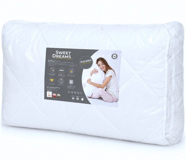 Prešívaná prikrývka Sweet Dreams 140x200 cm s výplňou z dutého vlákna
