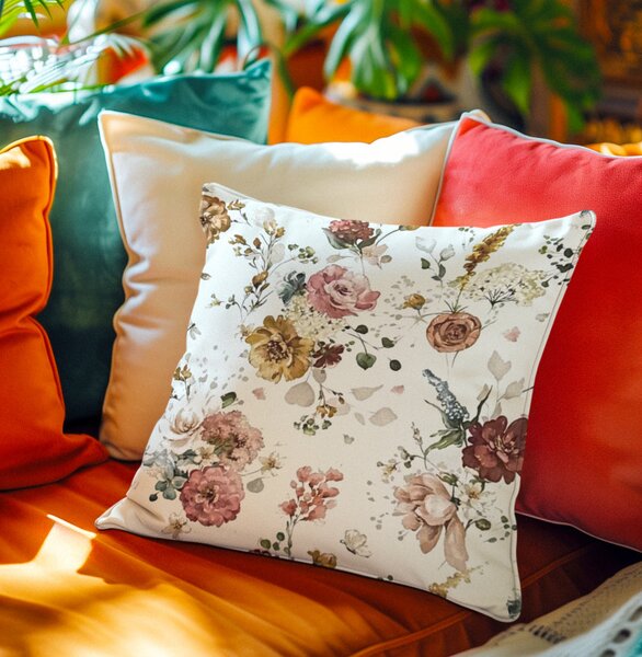 Ervi obliečka na vankúš dekoračný Royal Lux - Vôňa rozkvitnutej lúky