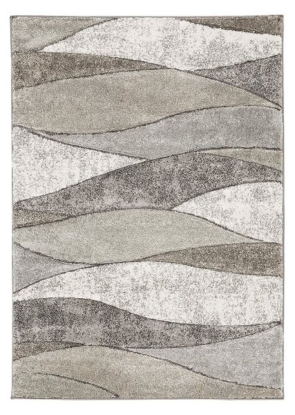 Oriental Weavers , Kusový koberec Castro Carved 163/NQ2M, 67x120, šedá, kancelária