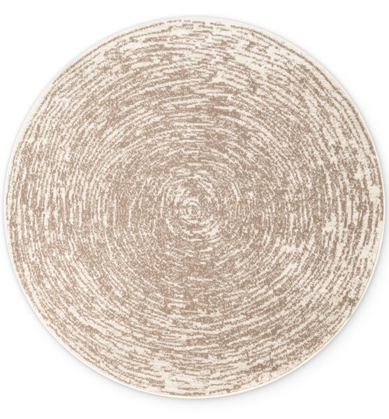 Hanse Home, Kusový koberec Gloria Cavallo 106258 Creme Beige kruh, 120x120 (priemer) kruh, béžová, chodba / predsieň