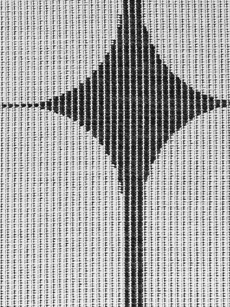 NORTHRUGS , Kusový koberec Duet Bowen 106244 Black/White kruh - na von aj na doma, 160x160 (priemer) kruh, čiernobiela, chodba / predsieň