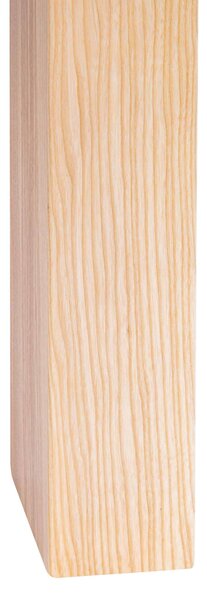 Jedálenský stôl Island jaseň lakovaný - 1200x800x22mm