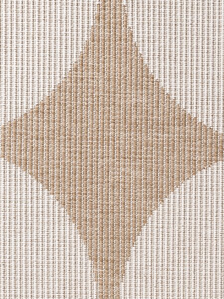 NORTHRUGS , Kusový koberec Duet Bowen 106245 Beige/White - na von aj na doma, 120x170, béžová, chodba / predsieň