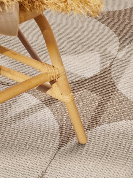 NORTHRUGS , Kusový koberec Duet Bowen 106245 Beige/White - na von aj na doma, 120x170, béžová, chodba / predsieň
