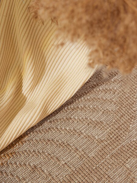 NORTHRUGS , Kusový koberec Duet Liora 106247 Beige/White - na von aj na doma, 120x170, béžová, chodba / predsieň