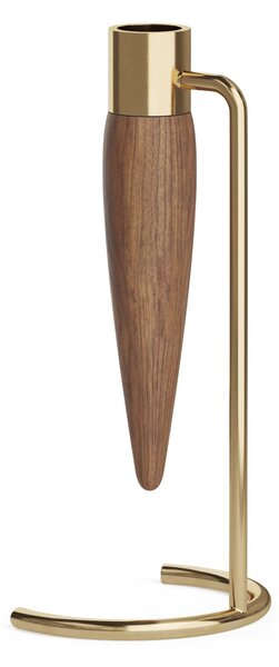 Svietnik Umanoff Polished Brass/Walnut 20 cm