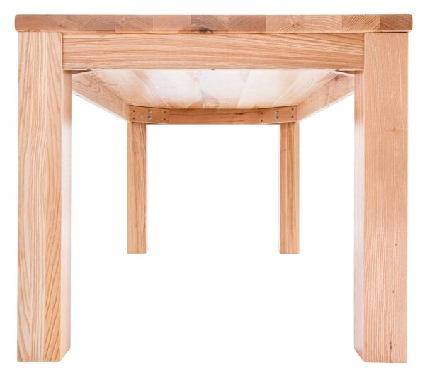 Jedálenský stôl Island jaseň lakovaný - 1200x800x22mm