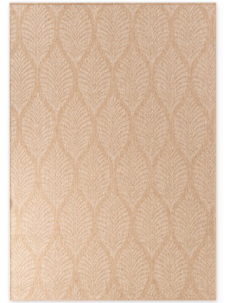 NORTHRUGS , Kusový koberec Duet Liora 106247 Beige/White - na von aj na doma, 120x170, béžová, chodba / predsieň