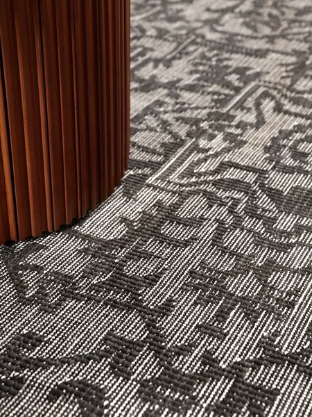 NORTHRUGS , Kusový koberec Duet Kona 106248 Black/White - na von aj na doma, 120x170, čiernobiela, chodba / predsieň