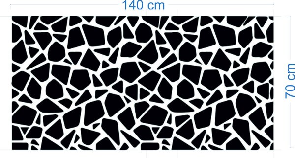 Zrkadlová nálepka na stenu - SERAFIN: Zrkadlo Silver Plexisklo 30 x 15 cm 2870-9336 OX003-WALL-STICKERS HEU-