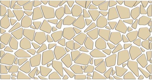 Zrkadlová nálepka na stenu - SERAFIN: Zrkadlo Silver Plexisklo 30 x 15 cm 2870-9336 OX003-WALL-STICKERS HEU-