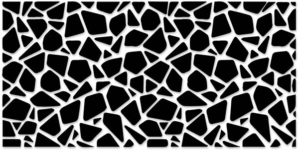 Zrkadlová nálepka na stenu - SERAFIN: Zrkadlo Silver Plexisklo 30 x 15 cm 2870-9336 OX003-WALL-STICKERS HEU-
