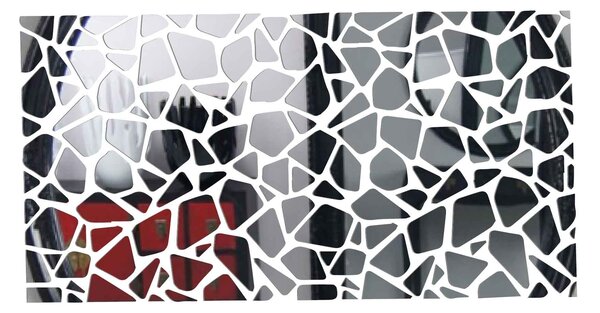 Zrkadlová nálepka na stenu - SERAFIN: Zrkadlo Silver Plexisklo 30 x 15 cm 2870-9336 OX003-WALL-STICKERS HEU-