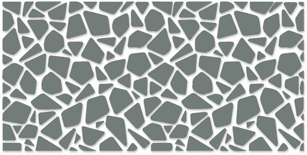 Zrkadlová nálepka na stenu - SERAFIN: Zrkadlo Silver Plexisklo 30 x 15 cm 2870-9336 OX003-WALL-STICKERS HEU-
